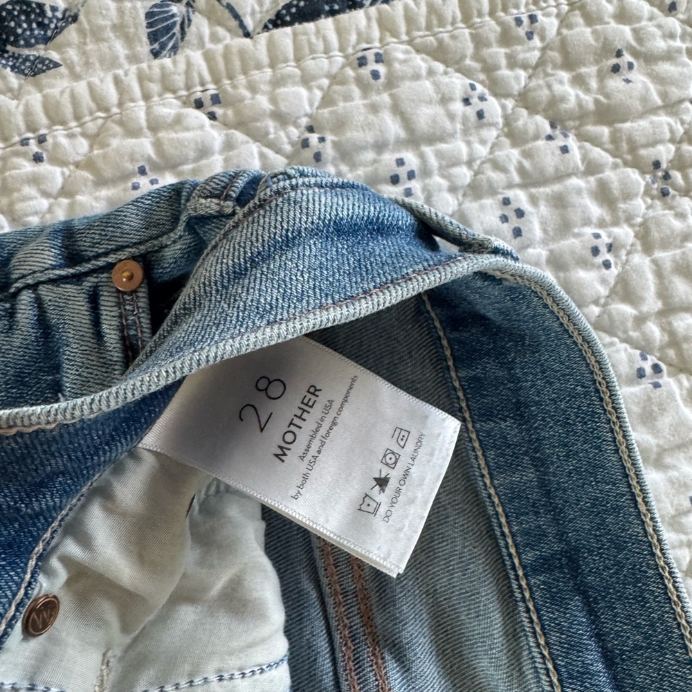 MOTHER Classic Blue Boot Cut Jeans - Picture 8 of 10